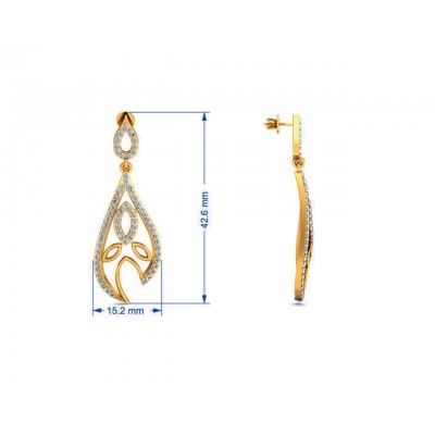 Devangi Diamond Drop Earrings
